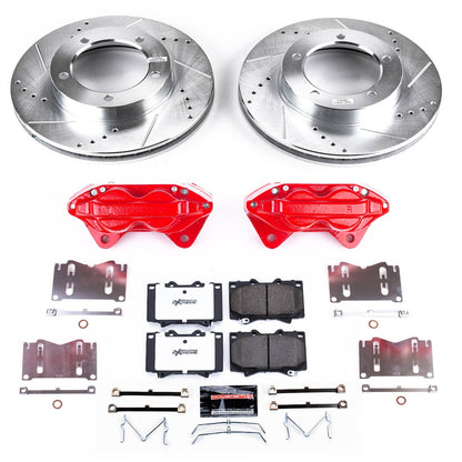 PowerStop Front Z36 Truck & Tow Kit w/ Calipers | Toyota Land Cruiser (1998–2002) (KC1132-36)
