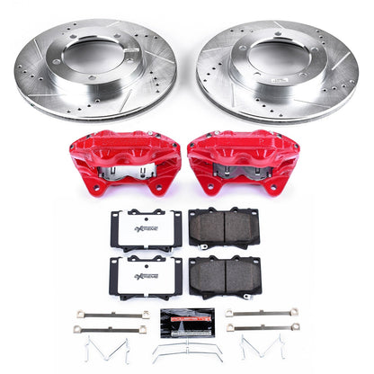 PowerStop Front Z36 Truck & Tow Kit w/ Calipers | Toyota Land Cruiser (2003–2007) (KC1132A-36)