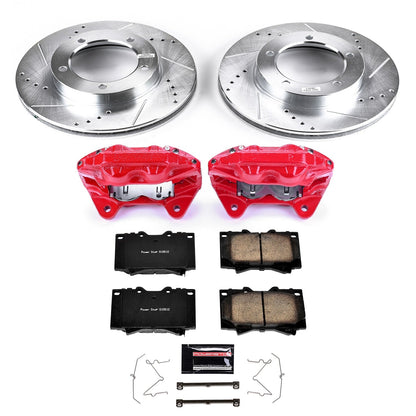 PowerStop Front Z23 Evolution Sport Brake Kit w/ Calipers | Lexus LX470 (2003–2007) (KC1132A)