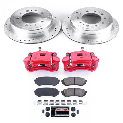 PowerStop Rear Z23 Evolution Sport Brake Kit w/ Calipers | Lexus LX470 (1998–2007) (KC1134)