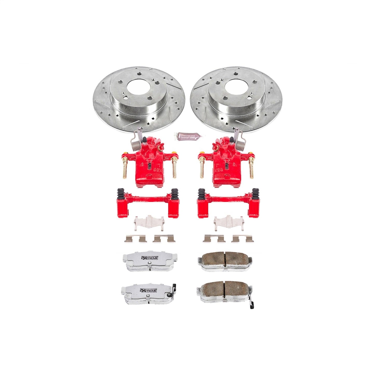 PowerStop Rear Z26 Street Warrior Brake Kit w/ Calipers | Infiniti I30 (1996–2001) (KC1168-26)
