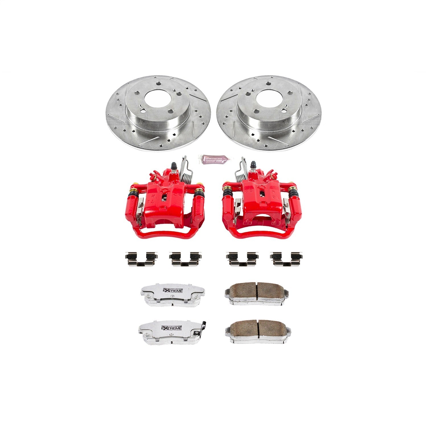 PowerStop Rear Z26 Street Warrior Brake Kit w/ Calipers | Infiniti I30 (2001) (KC1169-26)