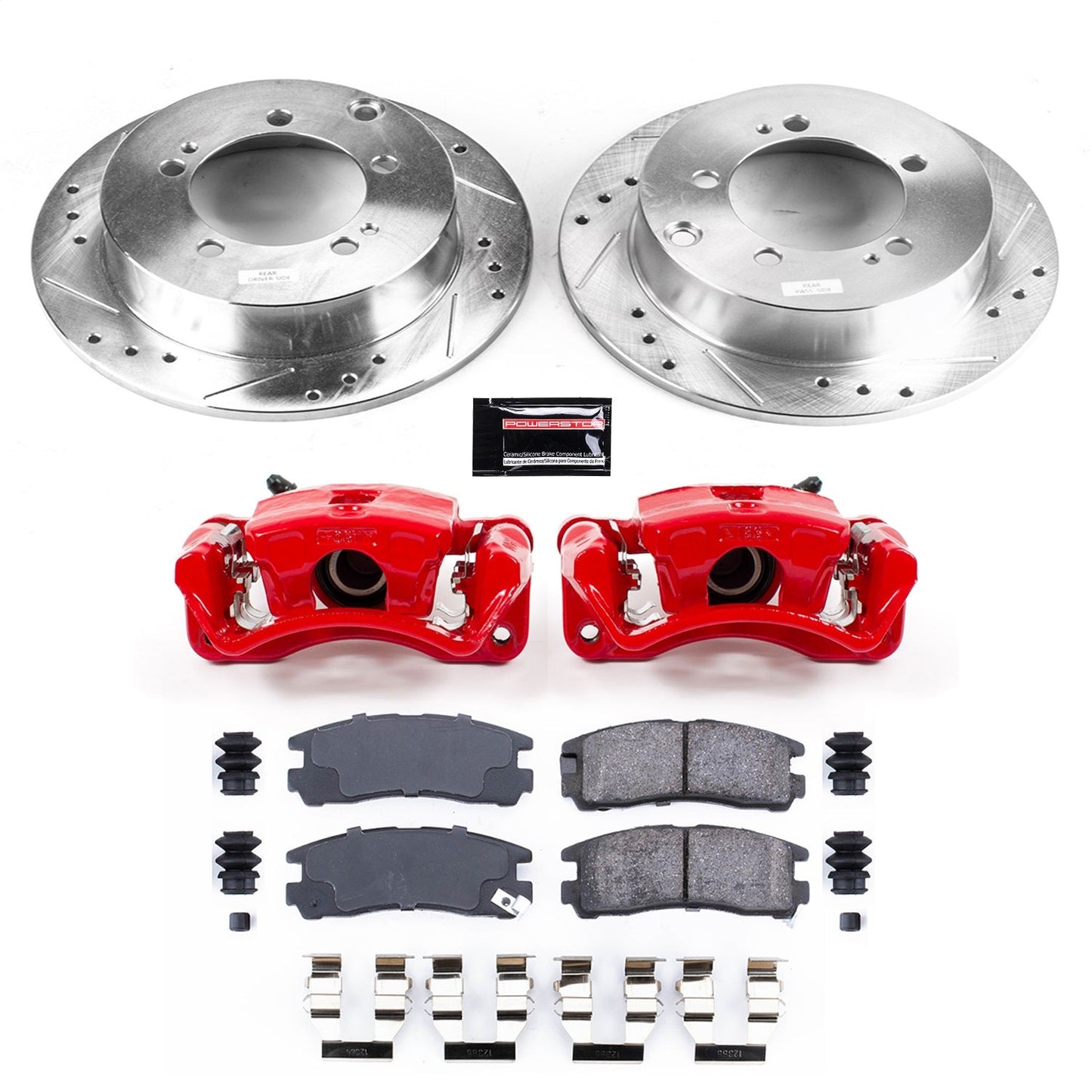 PowerStop Rear Z23 Evolution Sport Brake Kit w/ Calipers | Chrysler Sebring (1995–2005) (KC1203)