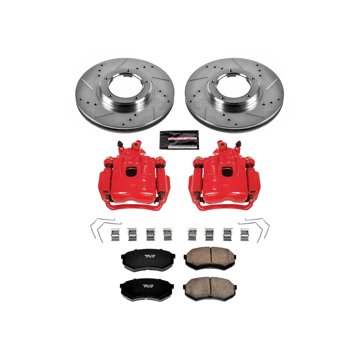 PowerStop Front Z23 Evolution Sport Brake Kit w/ Calipers | Toyota Tacoma 1995–2004 (KC1232)