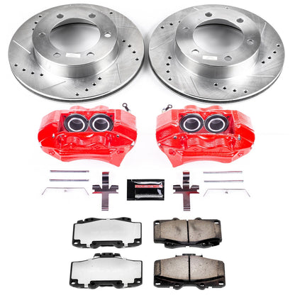 PowerStop Front Z36 Truck & Tow Brake Kit w/ Calipers | Toyota 4Runner (1995–2002) (KC1233-36)