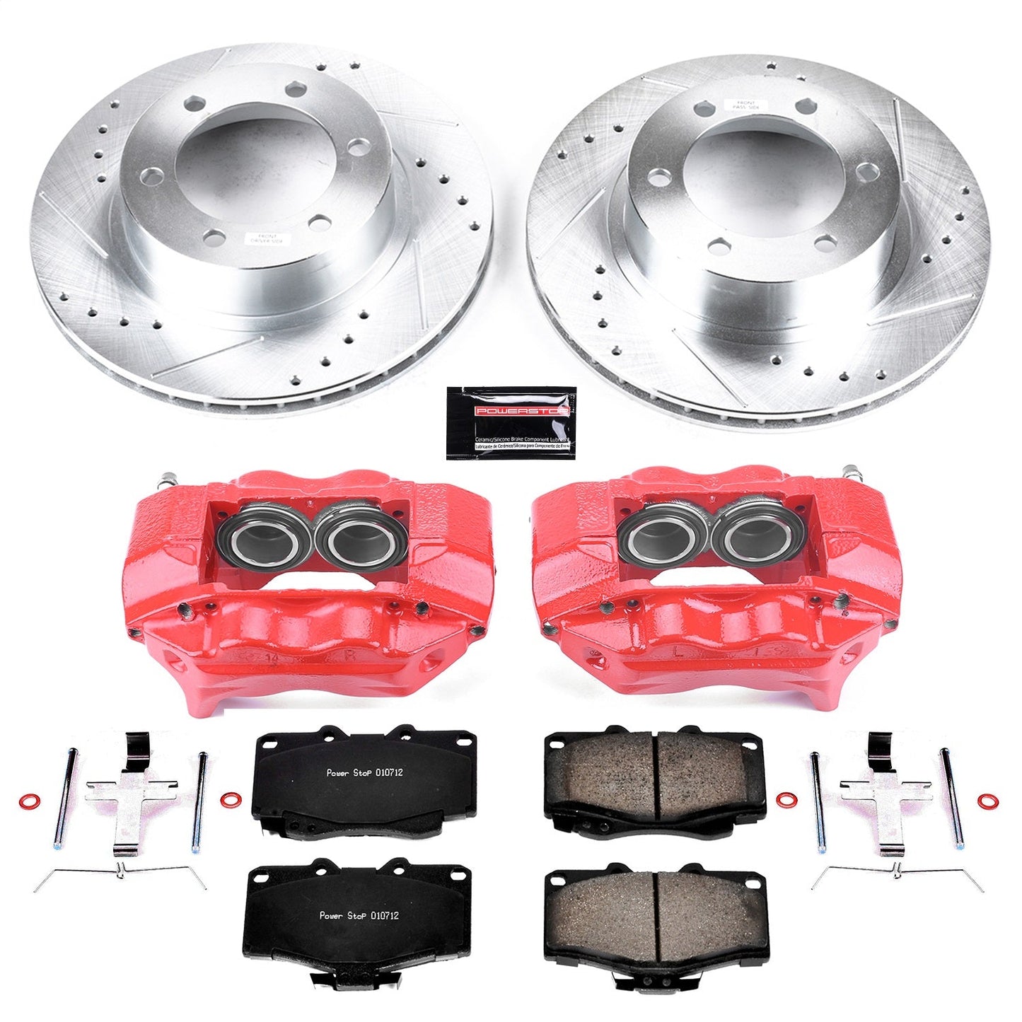PowerStop Front Z23 Evolution Sport Brake Kit w/ Calipers | Toyota 4Runner (1995–2002) (KC1236)