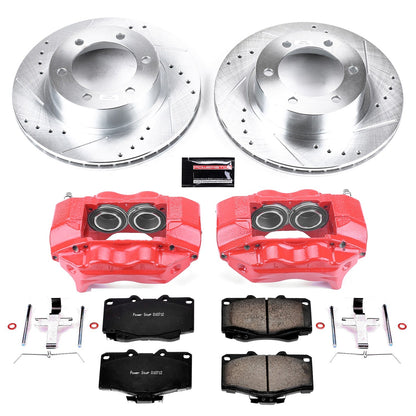 PowerStop Front Z23 Evolution Sport Brake Kit w/ Calipers | Toyota 4Runner (1995–2002) (KC1236)