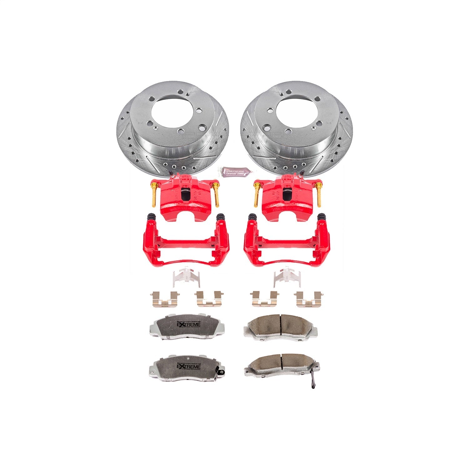 PowerStop Front Z26 Street Warrior Brake Kit w/ Calipers | Acura CL (1998–1999) (KC1237-26)