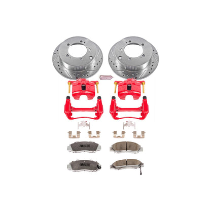PowerStop Front Z26 Street Warrior Brake Kit w/ Calipers | Acura CL (1998–1999) (KC1237-26)