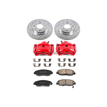 PowerStop Front Z23 Evolution Sport Brake Kit w/ Calipers | Acura CL (1998–1999) (KC1239)