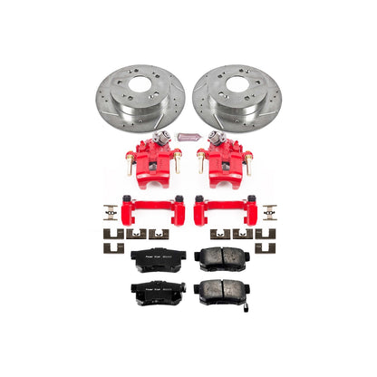 PowerStop Rear Z23 Evolution Sport Brake Kit w/Calipers | Honda Prelude (1997–2001) (KC1243B)