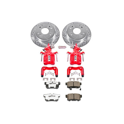 PowerStop Rear Z26 Street Warrior Brake Kit w/ Calipers | Honda Accord 1998–2002 (KC1244-26)