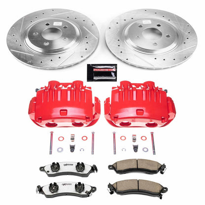 PowerStop Front Z26 Street Warrior Brake Kit w/ Calipers | Ford Mustang (1998–1994) (KC1304D-26)