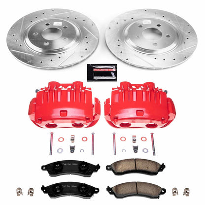 PowerStop Front Z23 Evolution Sport Brake Kit w/ Calipers | Ford Mustang 1994–1998 (KC1304D)
