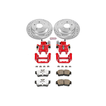 PowerStop Rear Z26 Street Warrior Brake Kit w/ Calipers | Ford Mustang (1994–1999) (KC1306A-26)