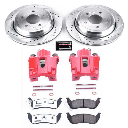 PowerStop Rear Z26 Street Warrior Brake Kit w/ Calipers | Ford Crown Victoria (2003–2011) (KC1368-26)