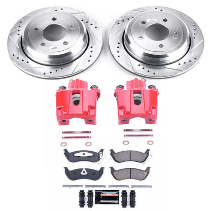 PowerStop Rear Z23 Evolution Sport Brake Kit w/ Calipers | Ford Crown Victoria (2003–2011) (KC1368)
