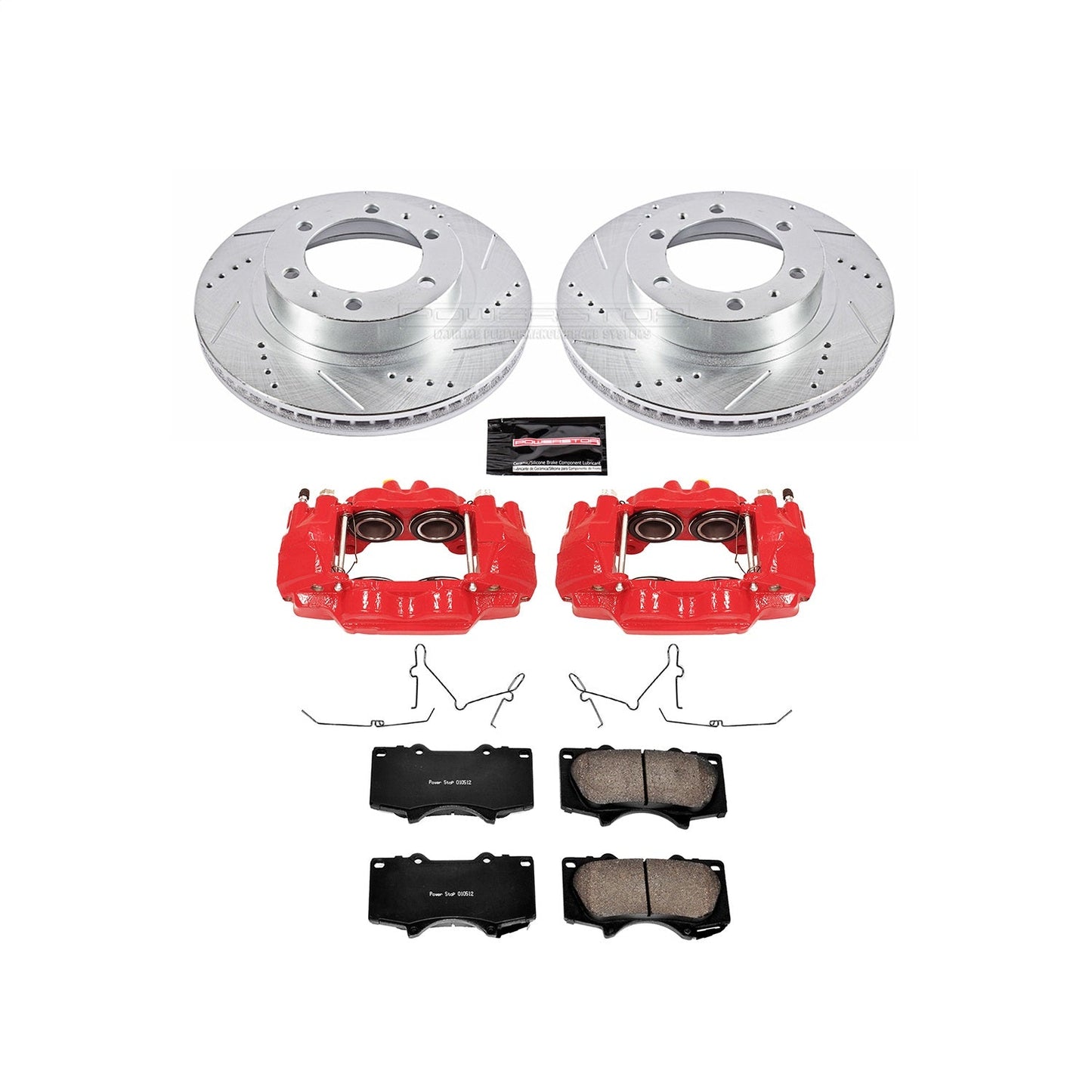 PowerStop Front Z23 Evolution Sport Brake Kit w/ Calipers | Toyota 4Runner (2003–2009) (KC137)