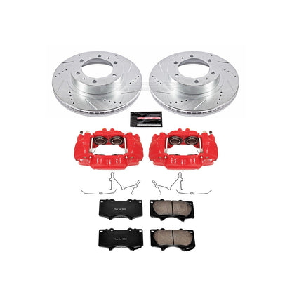 PowerStop Front Z23 Evolution Sport Brake Kit w/ Calipers | Toyota 4Runner (2003–2009) (KC137)