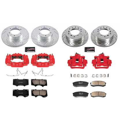 PowerStop Front & Rear Z23 Evolution Sport Brake Kit w/ Calipers | Toyota 4Runner (2003–2009) (KC138)