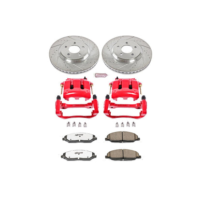 PowerStop Front Z26 Street Warrior Brake Kit w/ Calipers | Ford Mustang 2005–2010 (KC1380-26)