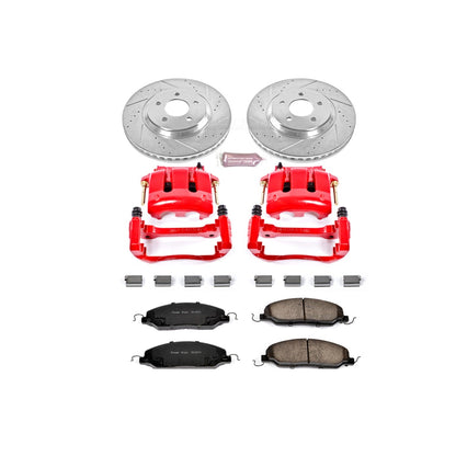 PowerStop Front Z23 Evolution Sport Brake Kit w/ Calipers | Ford Mustang (2005–2010) (KC1380)