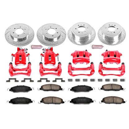 PowerStop Front & Rear Z23 Evolution Sport Brake Kit w/ Calipers | Ford Mustang (2005–2010) (KC1381)