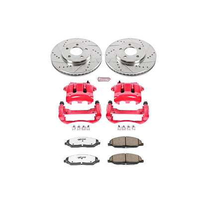 PowerStop Front Z26 Street Warrior Brake Kit w/ Calipers | Ford Mustang (2005–2010) (KC1382-26)