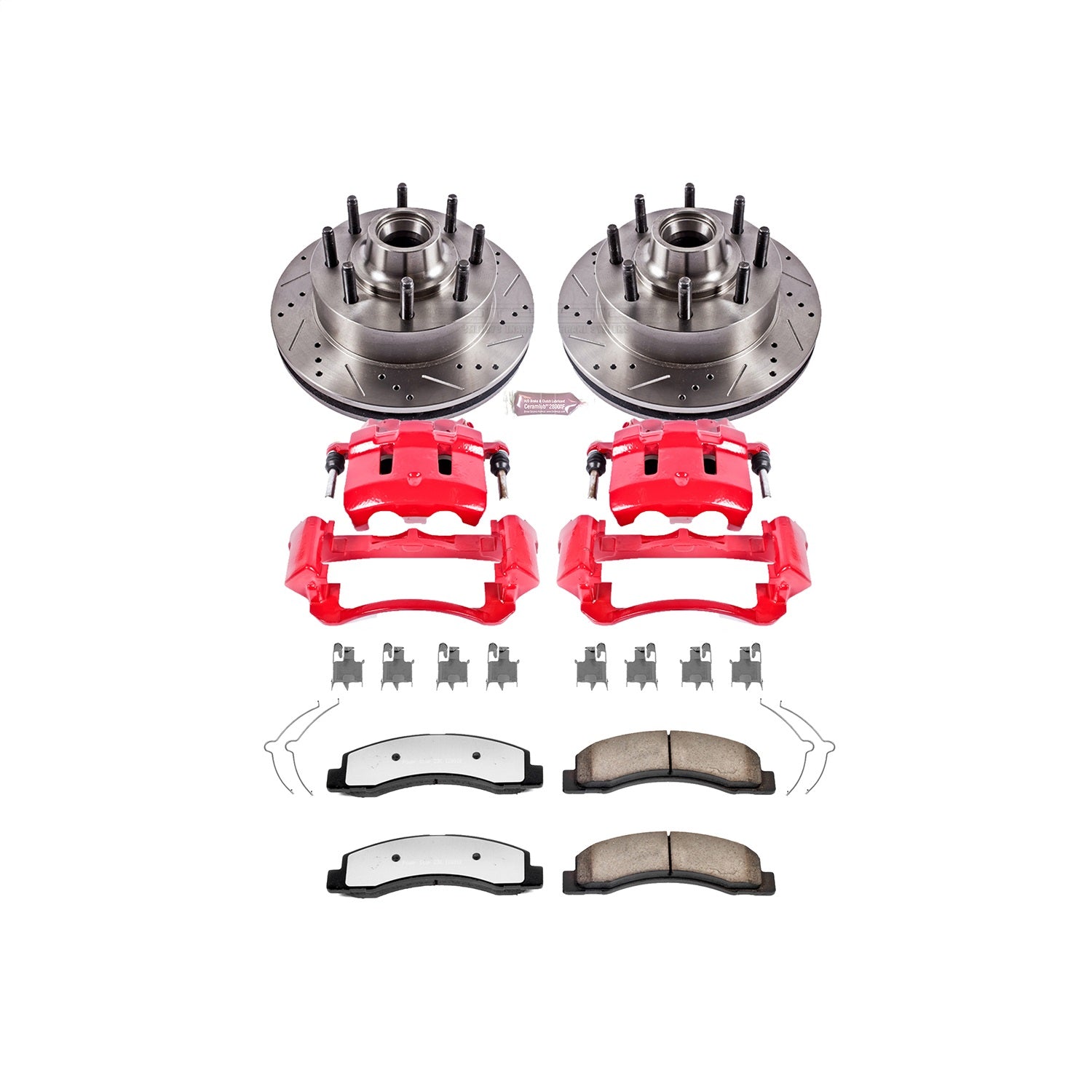 PowerStop Front Z36 Truck & Tow Kit w/ Calipers | Ford Excursion (2003–2005) (KC1392-36)