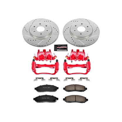 PowerStop Front Z23 Evolution Sport Brake Kit w/ Calipers | Nissan Frontier 2005–2018 (KC142)