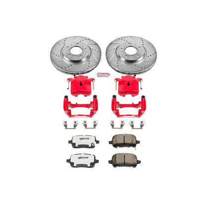PowerStop Front Z26 Street Warrior Brake Kit w/ Calipers | Pontiac Solstice (2006–2009) (KC1433-26)