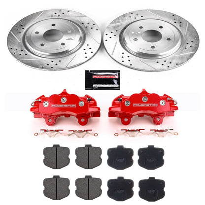PowerStop Rear Z23 Evolution Sport Brake Kit w/ Calipers | Chevrolet Corvette (2006–2013) (KC1446)