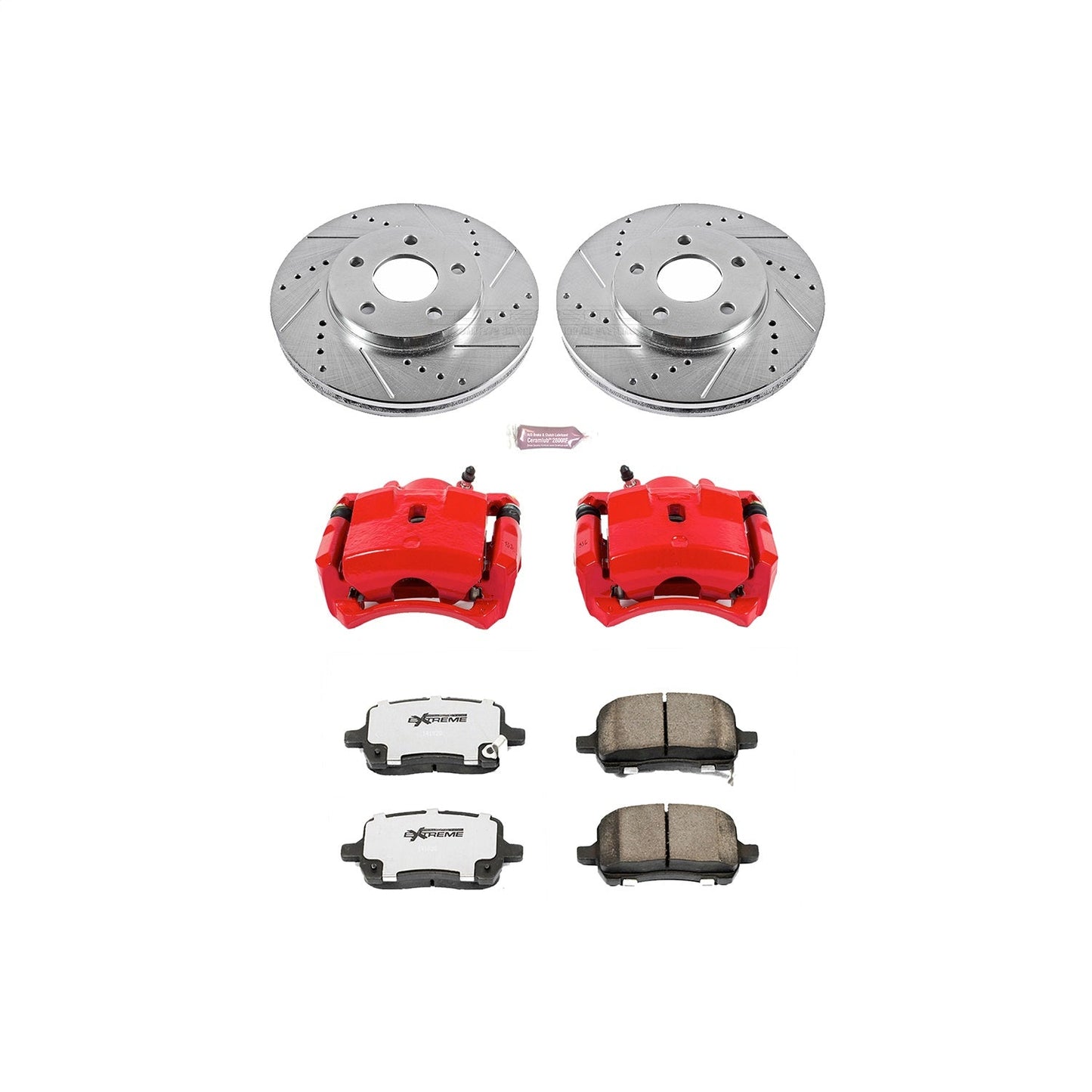PowerStop Front Z26 Street Warrior Brake Kit w/ Calipers | Chevrolet HHR (2008–2011) (KC1448-26)