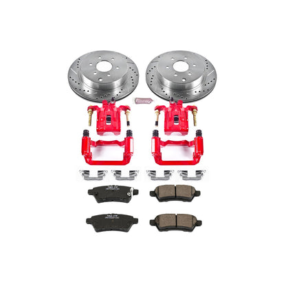 PowerStop Rear Z23 Evolution Sport Brake Kit w/ Calipers | Nissan Pathfinder (2005–2012) (KC147)