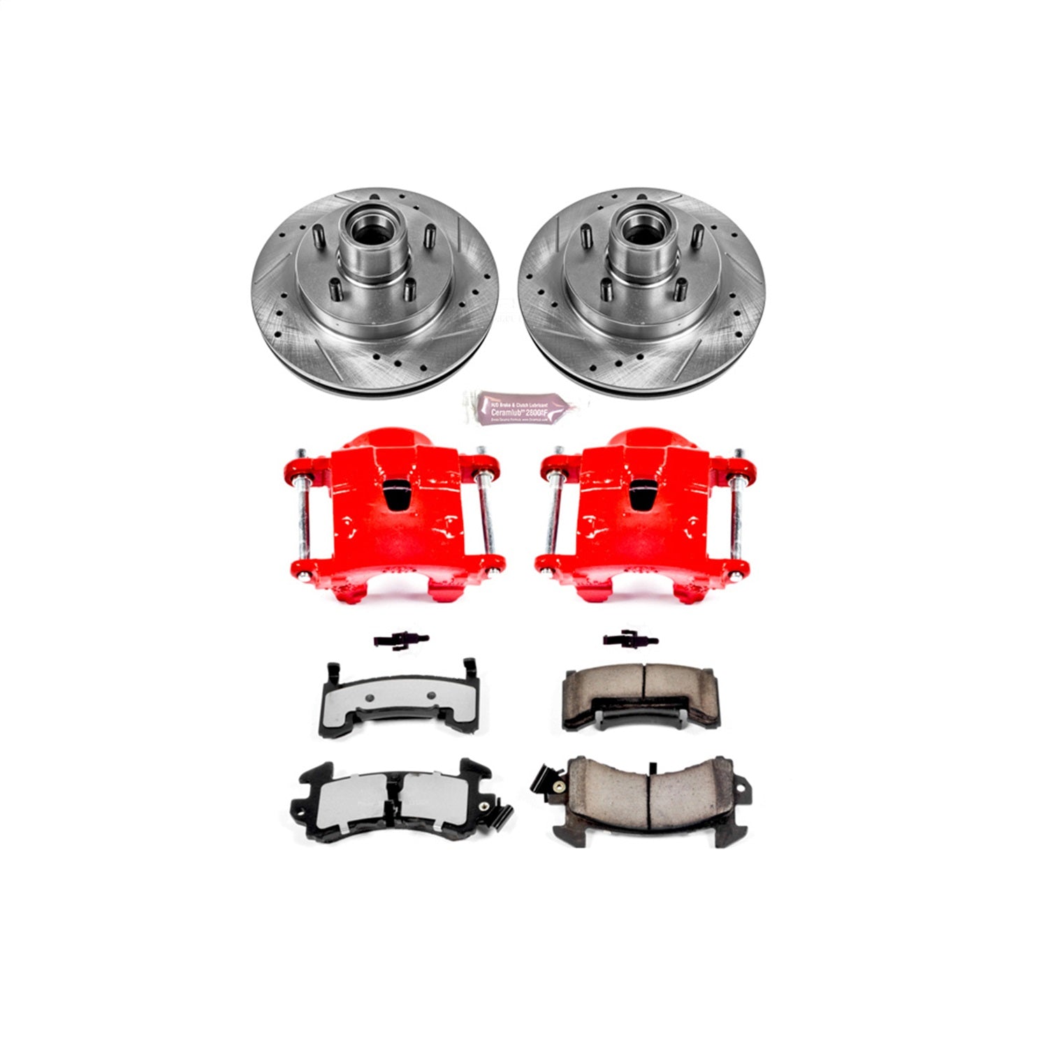 PowerStop Front Z36 Truck & Tow Brake Kit w/ Calipers | Buick Regal 1982–1987 (KC1482-36)