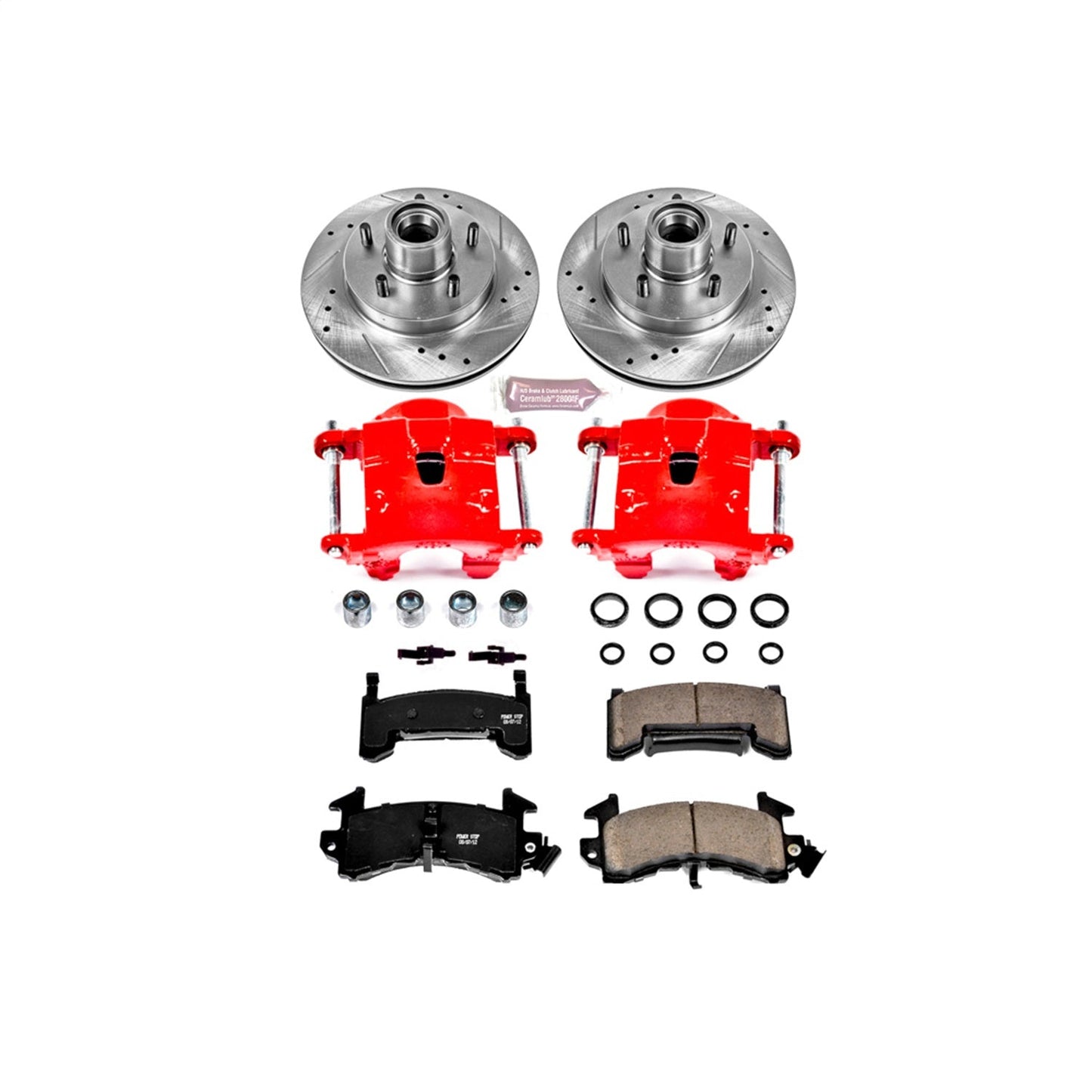 PowerStop Front Z23 Evolution Sport Brake Kit w/ Calipers | Buick Regal (1982–1987) (KC1482)