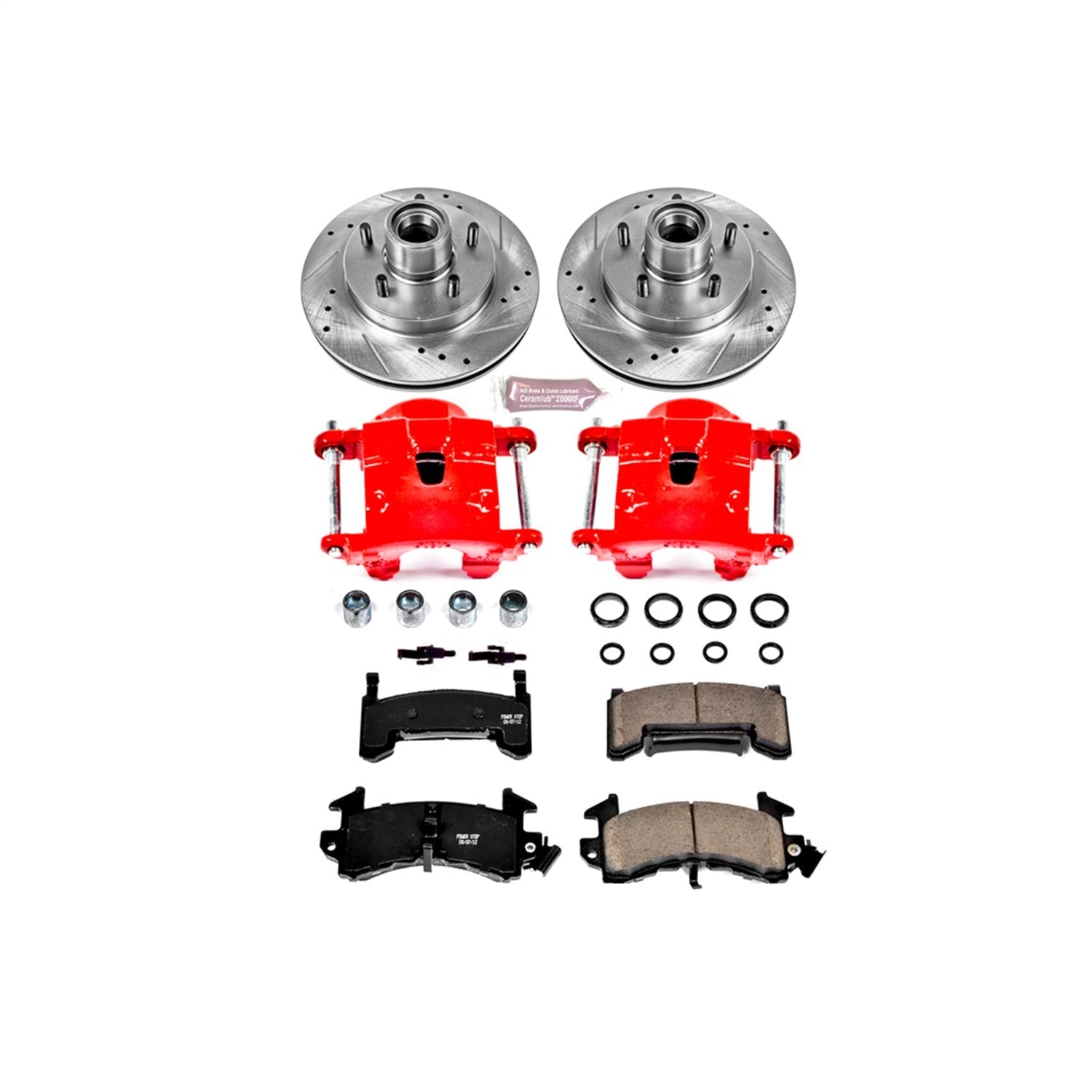 PowerStop Front Z23 Evolution Sport Brake Kit w/ Calipers | Buick Regal (1982–1987) (KC1482)