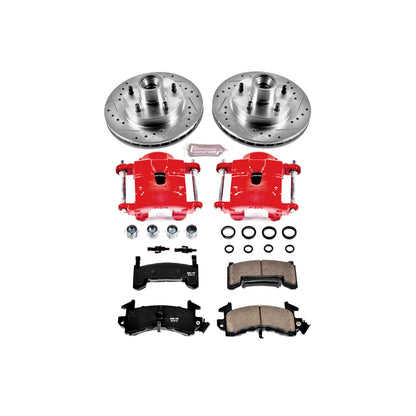 PowerStop Front Z23 Evolution Sport Brake Kit w/ Calipers | Buick Century (1979–1981) (KC1485)
