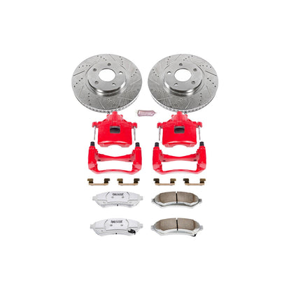 PowerStop Front Z26 Street Warrior Brake Kit w/ Calipers | Buick LeSabre (2000–2004) (KC1542-26)