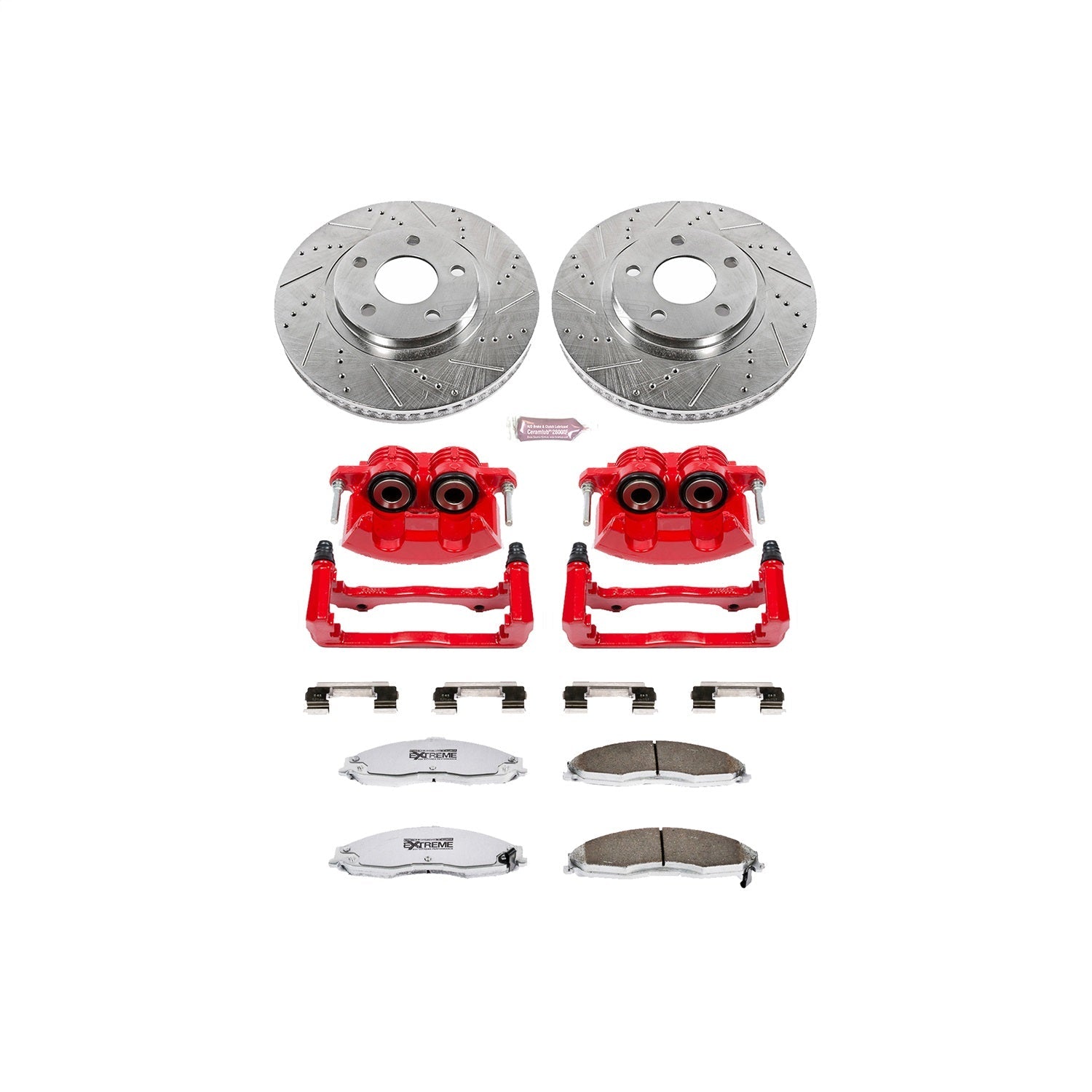 PowerStop Front Z26 Street Warrior Brake Kit w/ Calipers | Chevrolet Camaro (1998–2002) (KC1547-26)