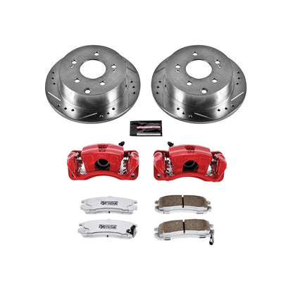 PowerStop Rear Z26 Street Warrior Brake Kit w/ Calipers | Mitsubishi Eclipse 2006–2012 (KC155-26)