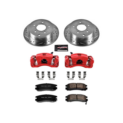 PowerStop Rear Z23 Evolution Sport Brake Kit w/ Calipers | Mitsubishi Eclipse (2006–2012) (KC155)