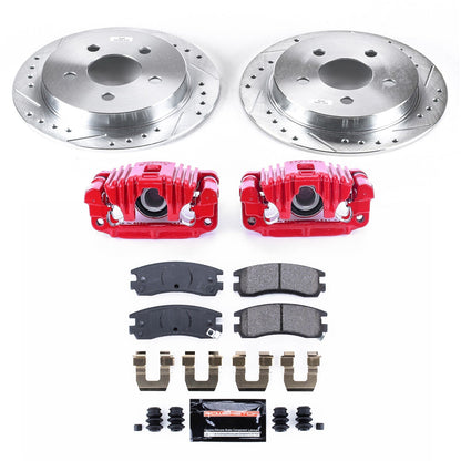 PowerStop Rear Z23 Evolution Sport Brake Kit w/ Calipers | Oldsmobile Alero (1999–2004) (KC1558A)