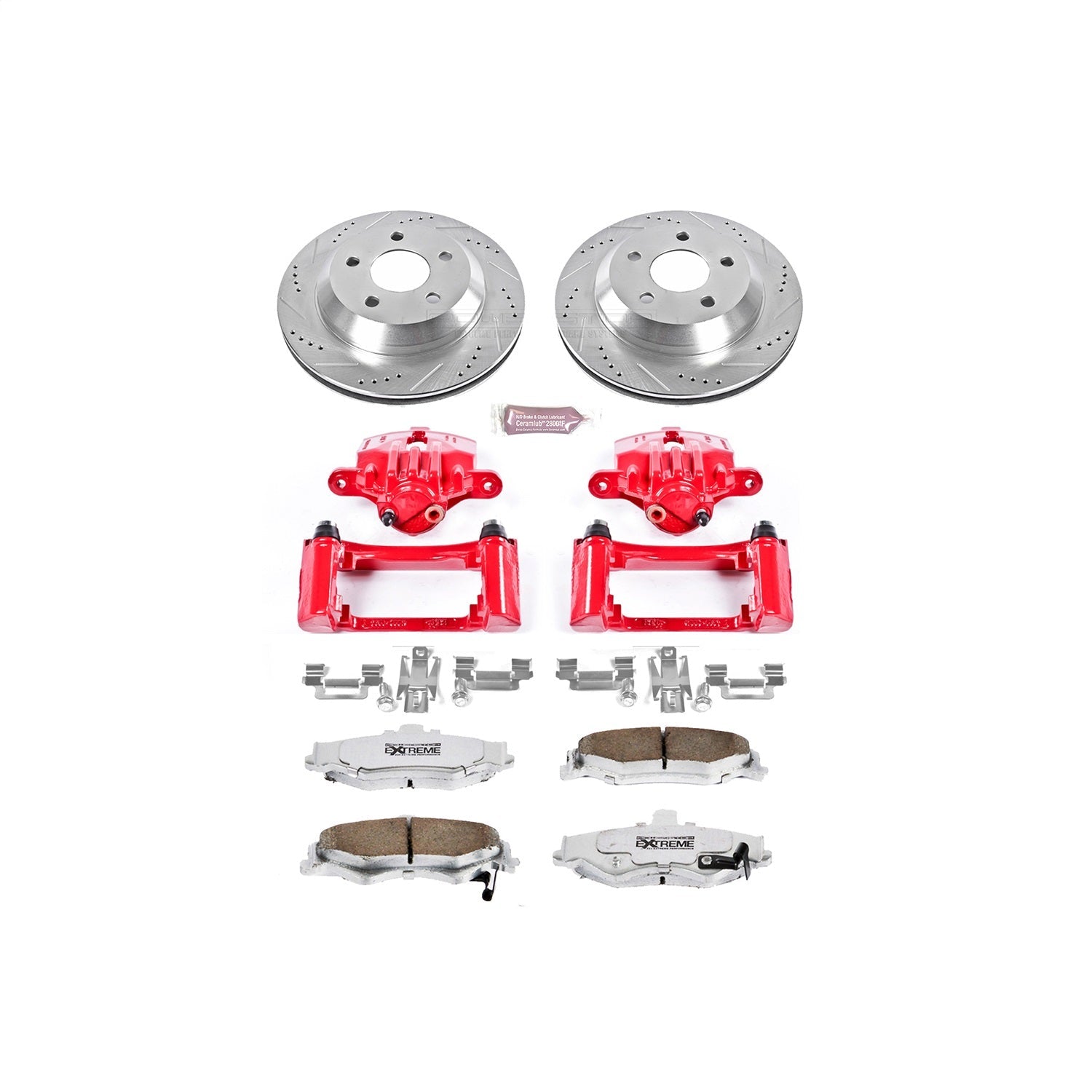 PowerStop Rear Z26 Street Warrior Brake Kit w/ Calipers | Chevrolet Camaro 1998–2002 (KC1568-26)