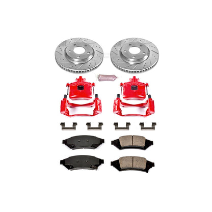 PowerStop Front Z23 Evolution Sport Brake Kit w/ Calipers | Pontiac Grand Prix (2004) (KC1586)