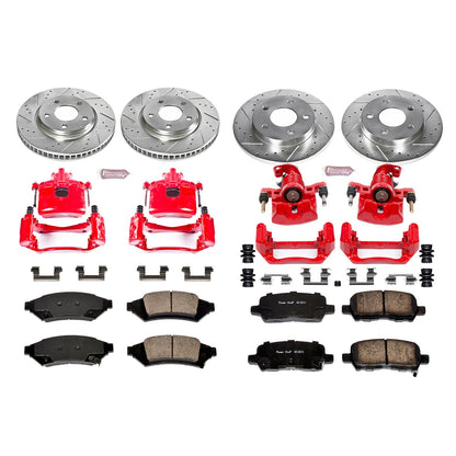 PowerStop Front & Rear Z23 Evolution Sport Brake Kit w/ Calipers | Pontiac Grand Prix (2004) (KC1587)