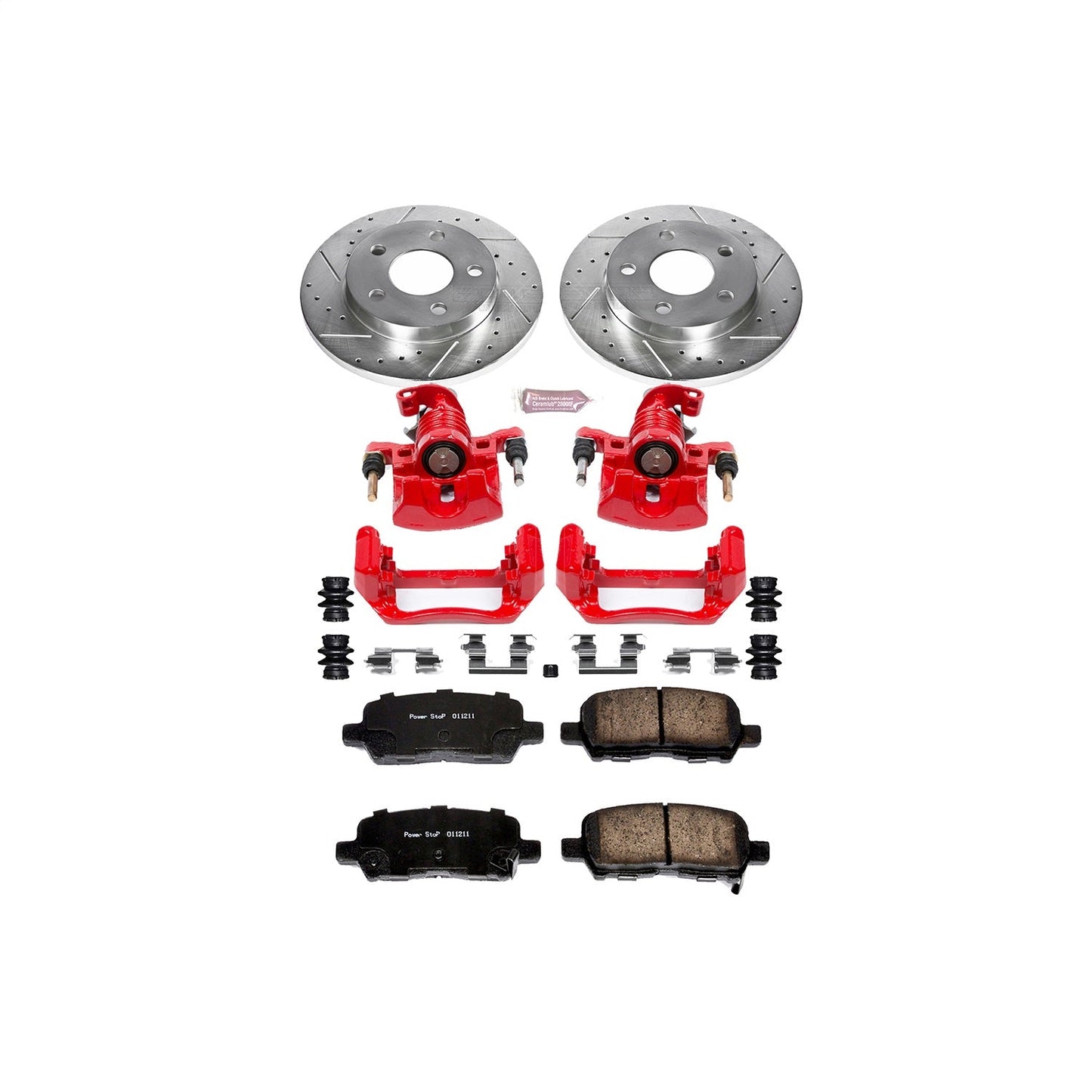PowerStop Rear Z23 Evolution Sport Brake Kit w/ Calipers | Pontiac Grand Prix (2004) (KC1602)