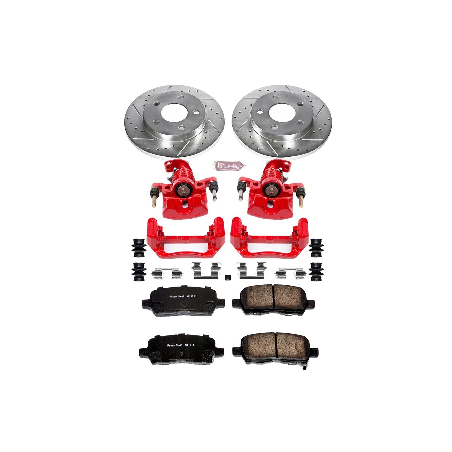PowerStop Rear Z23 Evolution Sport Brake Kit w/ Calipers | Pontiac Grand Prix (2004) (KC1602)