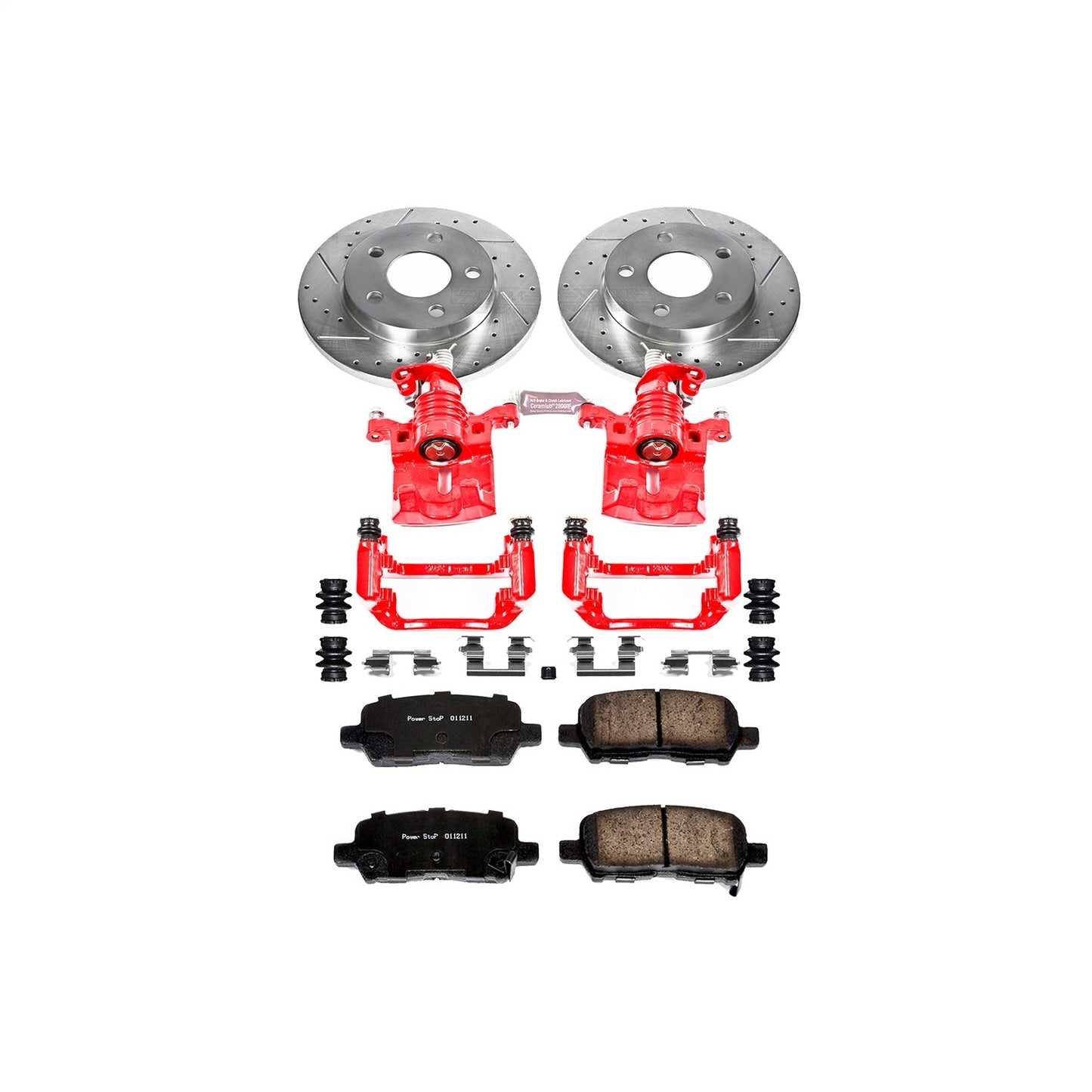 PowerStop Rear Z23 Evolution Sport Brake Kit w/ Calipers | Buick Allure (2005–2009) (KC1602A)