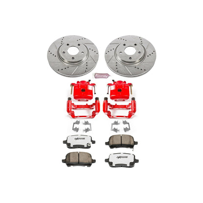 PowerStop Front Z26 Street Warrior Brake Kit w/ Calipers | Chevrolet Cobalt (2005–2006) (KC1610-26)